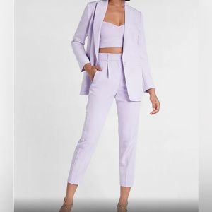 Express Lilac High Waisted Pleated Ankle
Pants Sz 6S